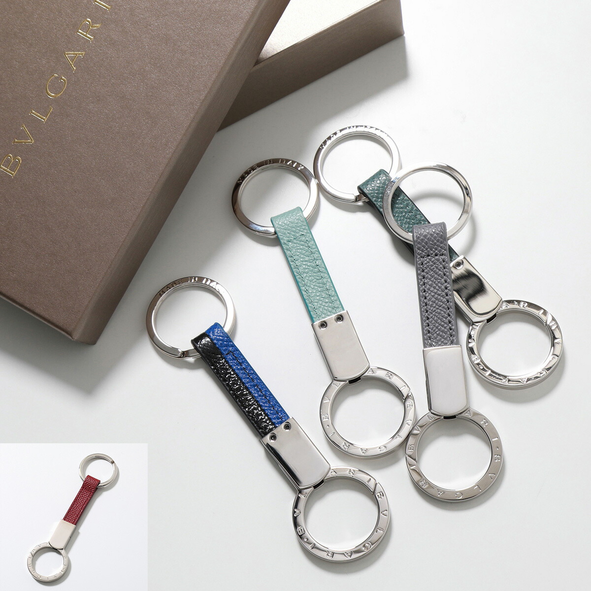 楽天市場】BVLGARI キーリング ブルガリブルガリゴールド 3連リング