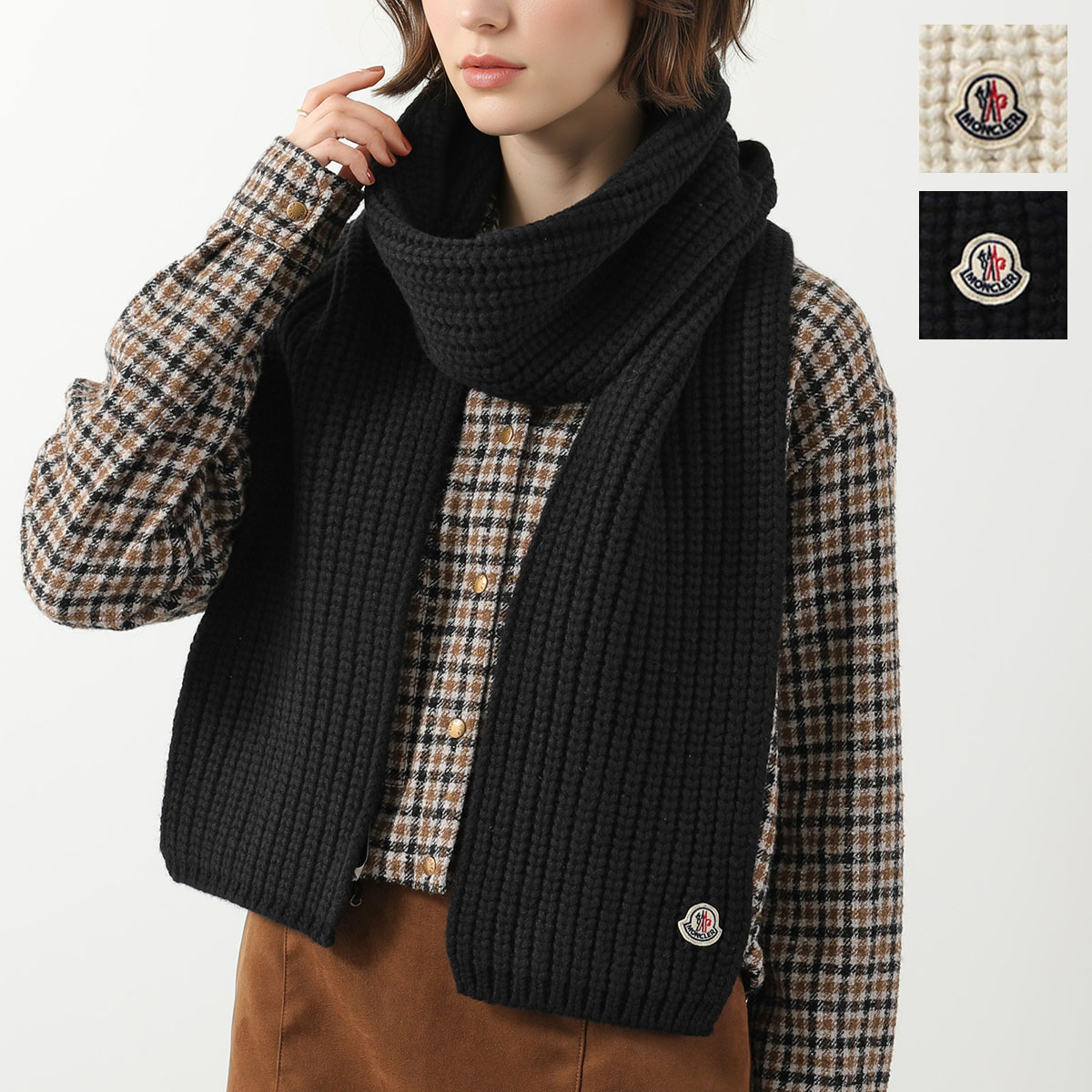 楽天市場】MONCLER モンクレール マフラー 3C00010 0U410 レディース