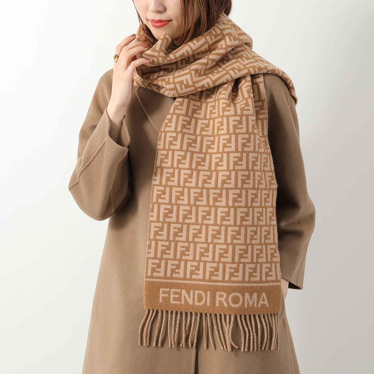 楽天市場】FENDI フェンディ スカーフ FXT011 AQD4 レディース