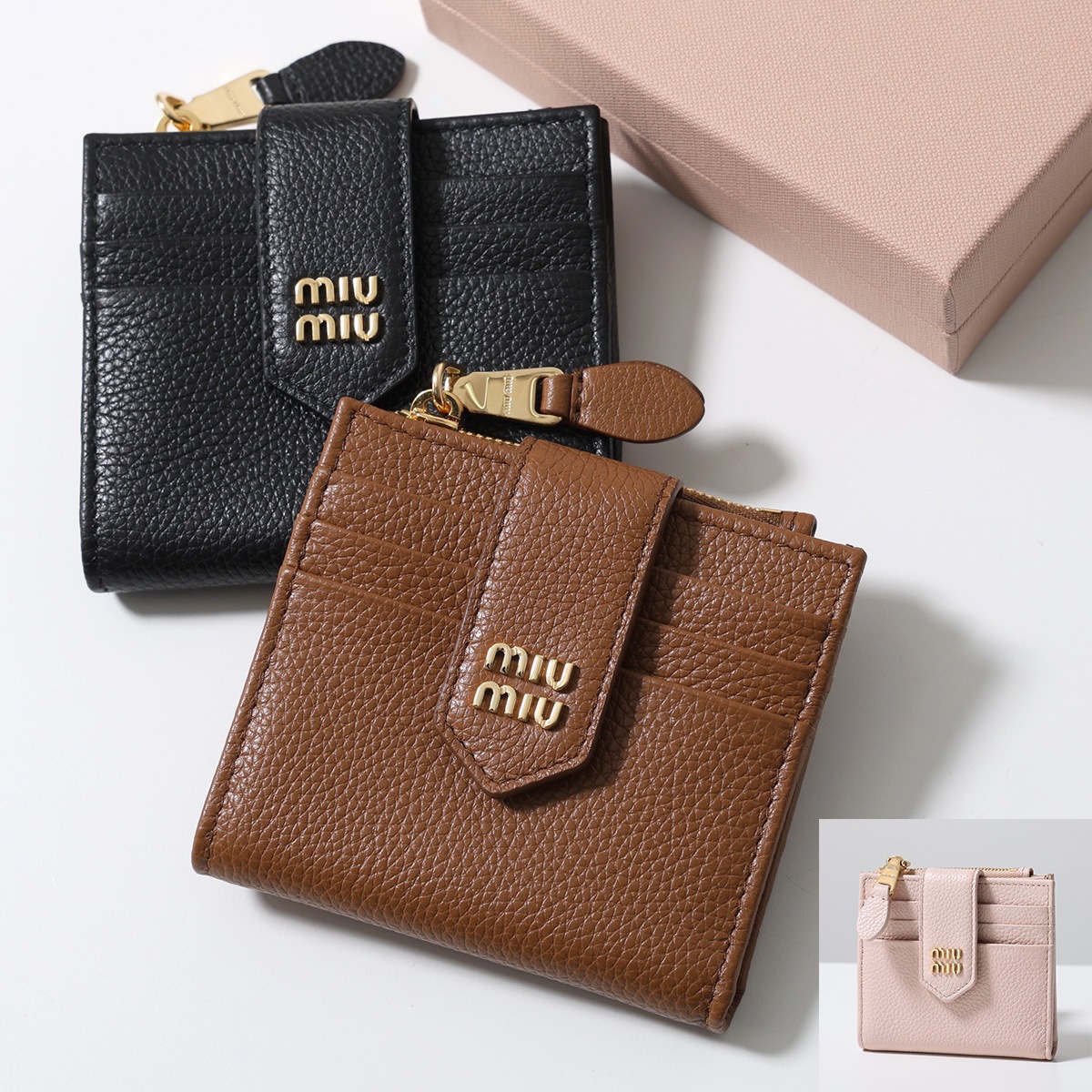 楽天市場】MIUMIU ミュウミュウ 二つ折り財布 5MV204 2F5X レディース