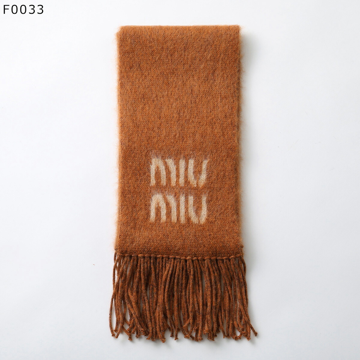 MIUMIU ミュウミュウ マフラー 5FS062 2CQD レディース モヘアブレンド