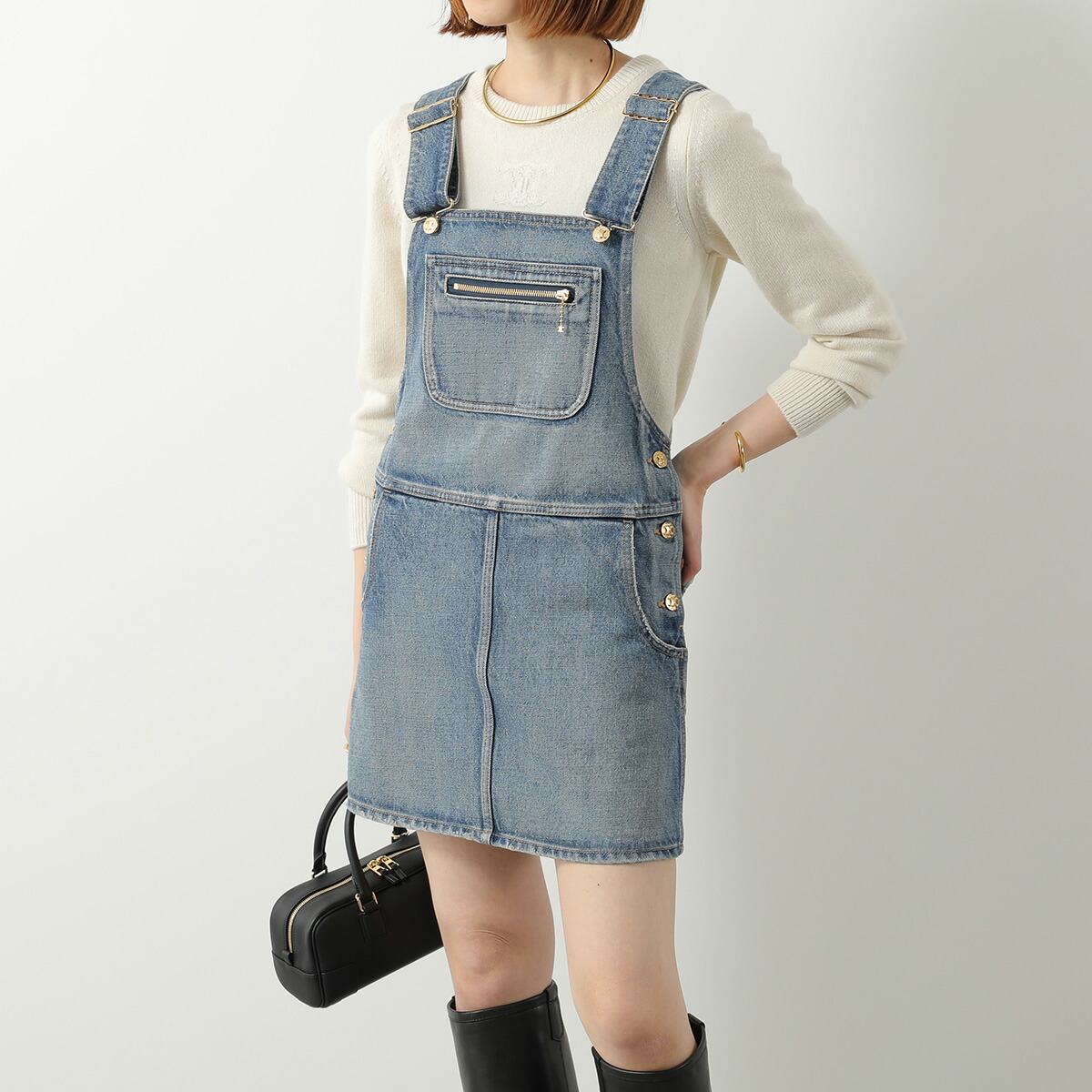 楽天市場】CELINE セリーヌ ワンピース 2U145799U.07IN レディース