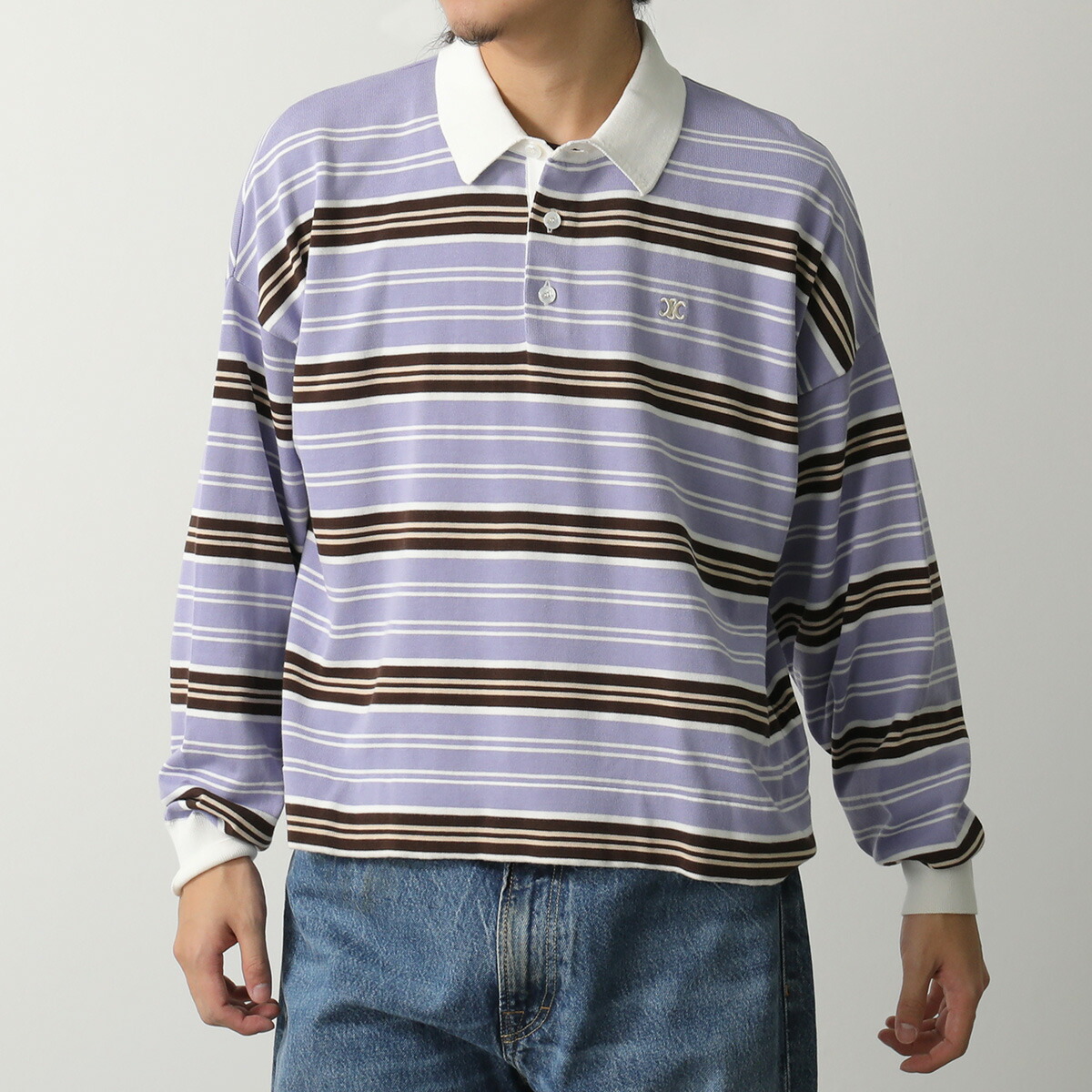 楽天市場】セリーヌ （CELINE） トリオンフ ストライプ ポロシャツ