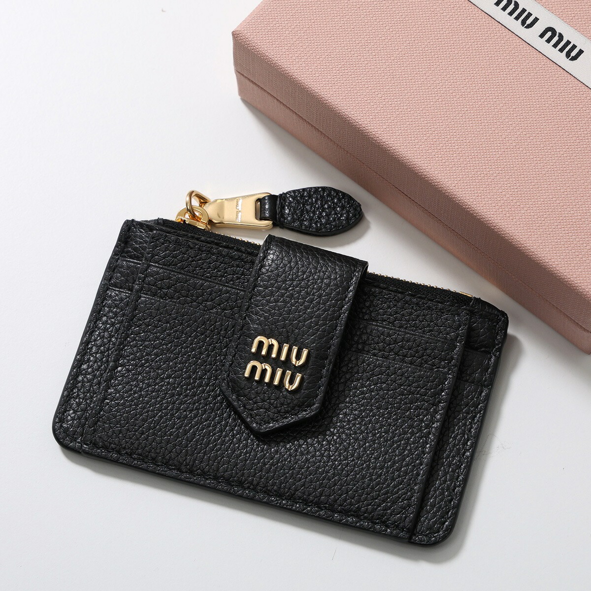 楽天市場】MIU MIU ミュウミュウ MATELASSE COIN CASE カードケース