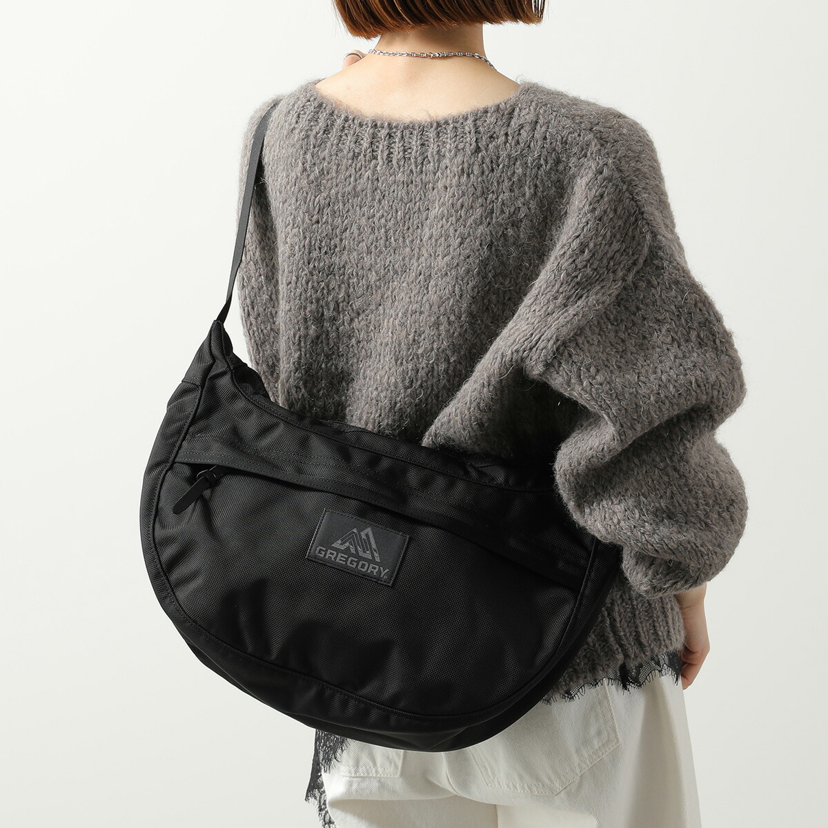 GREGORY グレゴリー ショルダーバッグ SATCHEL M V3 サッチェルM V3 154503 0440 レディース 13L コーデュラバリスティック ロゴ 鞄 BLACK