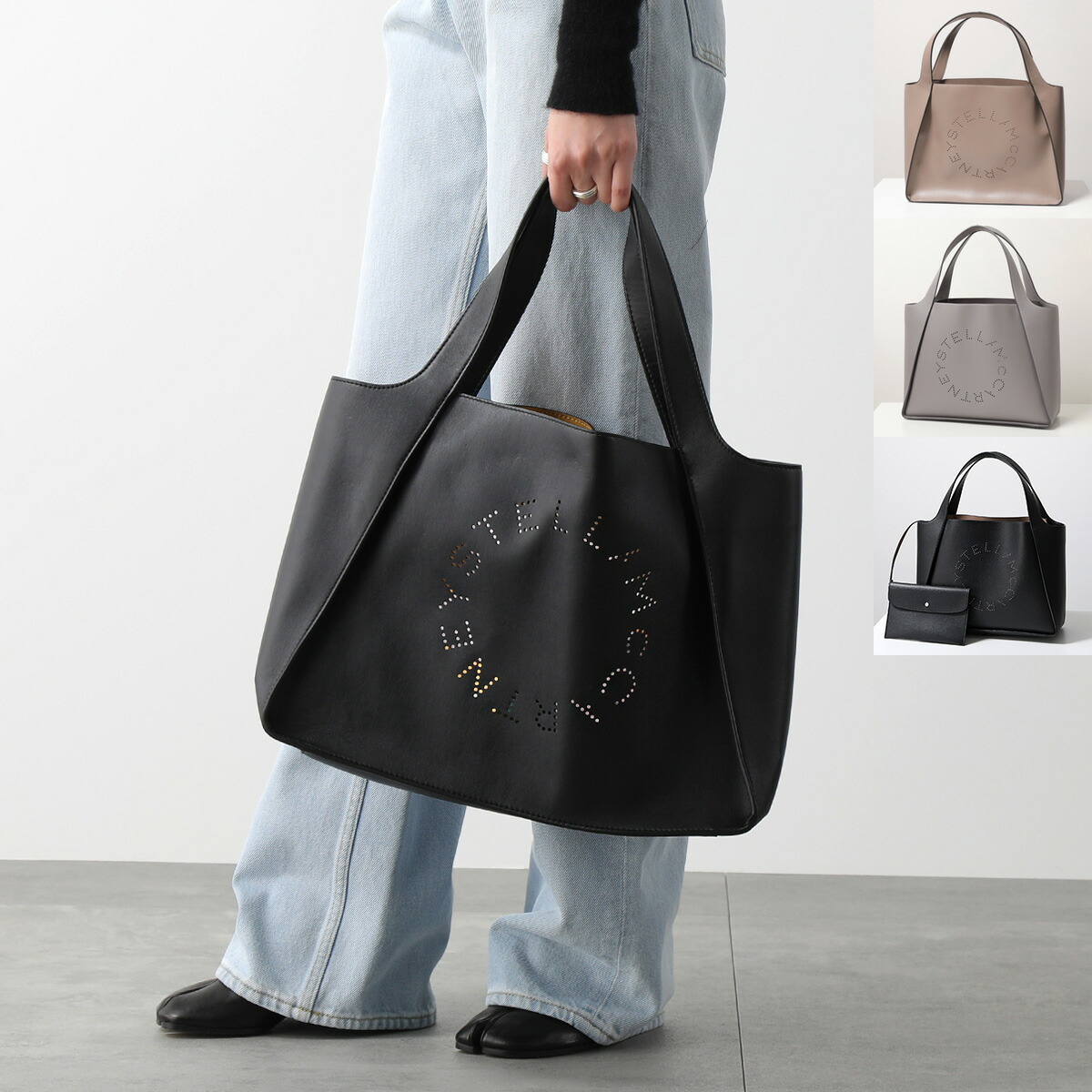 未使用級☆agnes b.アニエスベー大容量 2wayトートバッグ ナイロン 黒 ナイロン ラージ トートバッグ 