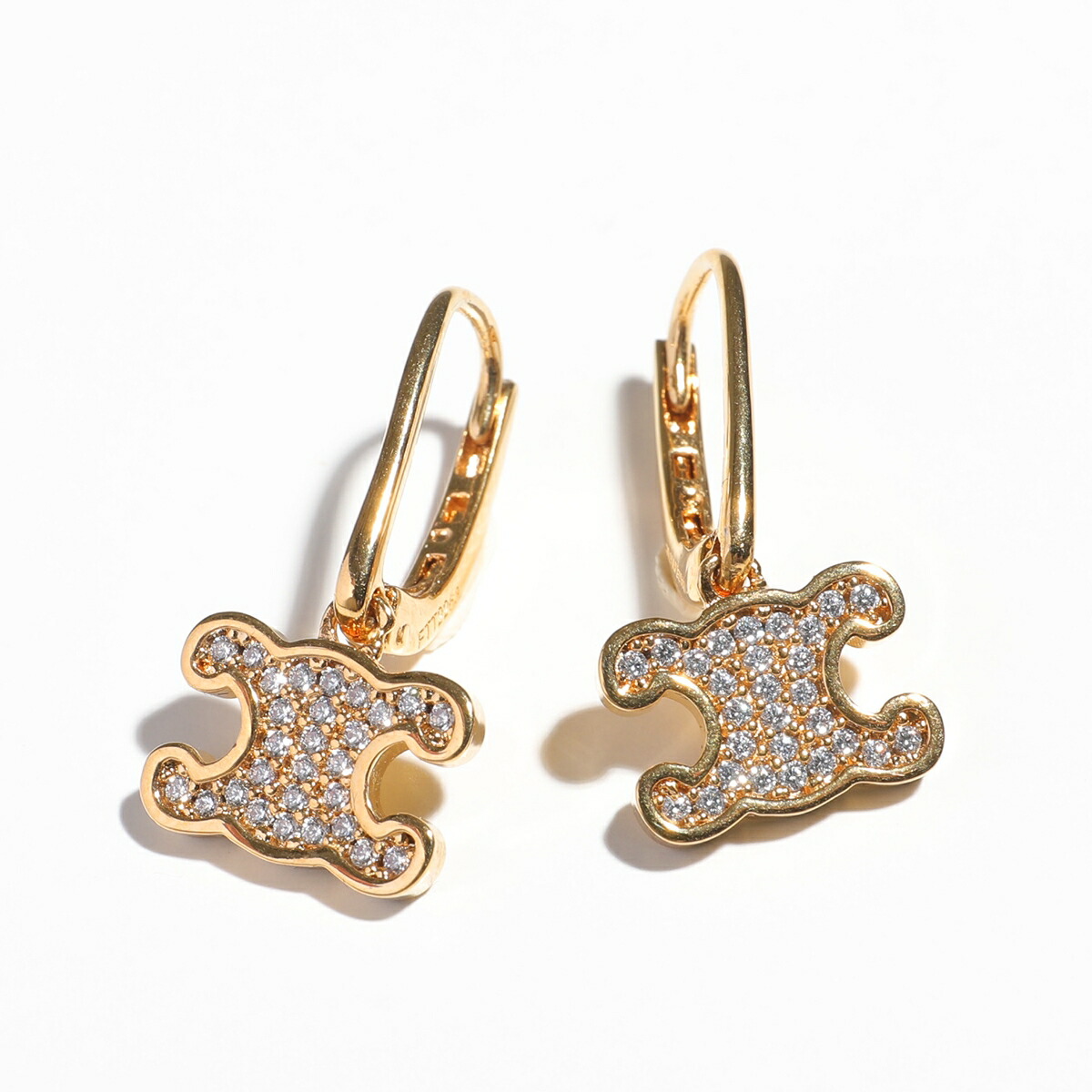 楽天市場】CELINE セリーヌ ピアス PERLS EARRINGS 460TZ6PRB.01GI