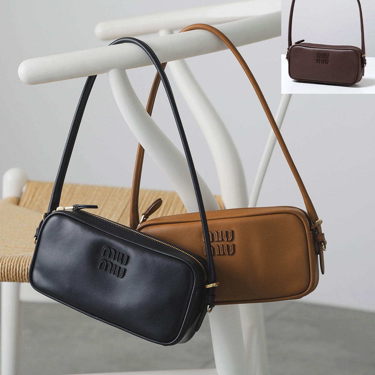 楽天市場】【5%OFFクーポン】 ミュウミュウ ショルダーバッグ ワンダー