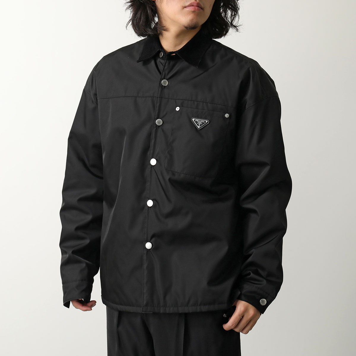 プラダ　シャツ ブルゾン 楽天市場】PRADA プラダ ジャケット GEC071 13HO メンズ パッド入り