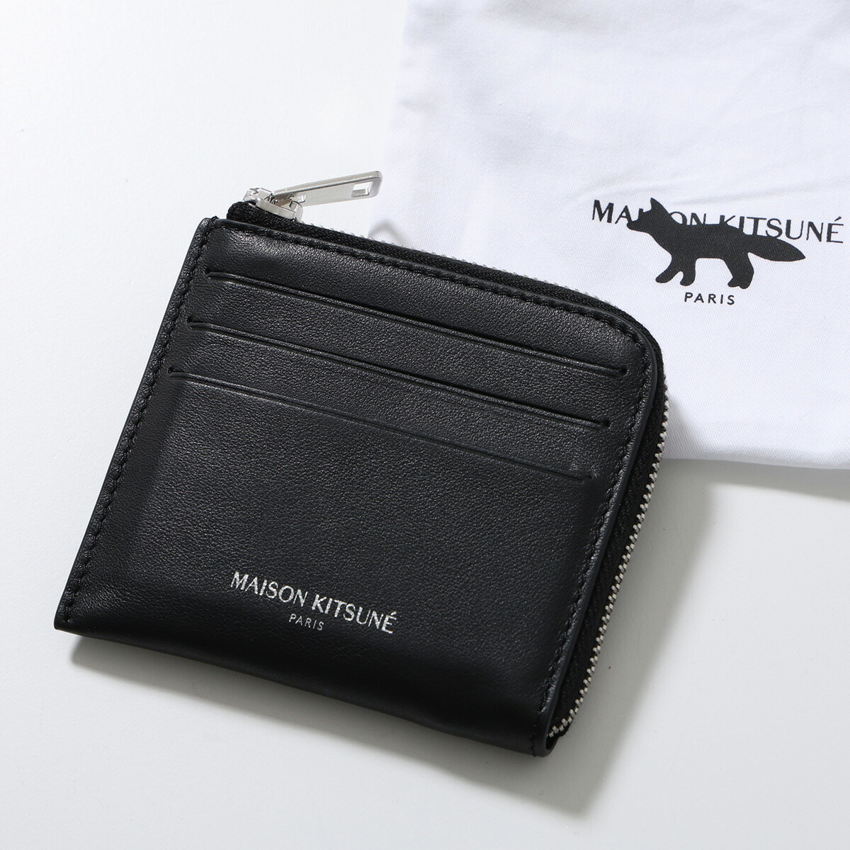 MAISON KITSUNÉ L字ファスナー　ミニ財布　送料無料 楽天市場】Maison Kitsune メゾンキツネ Chillax Fox Print Bi-Fold