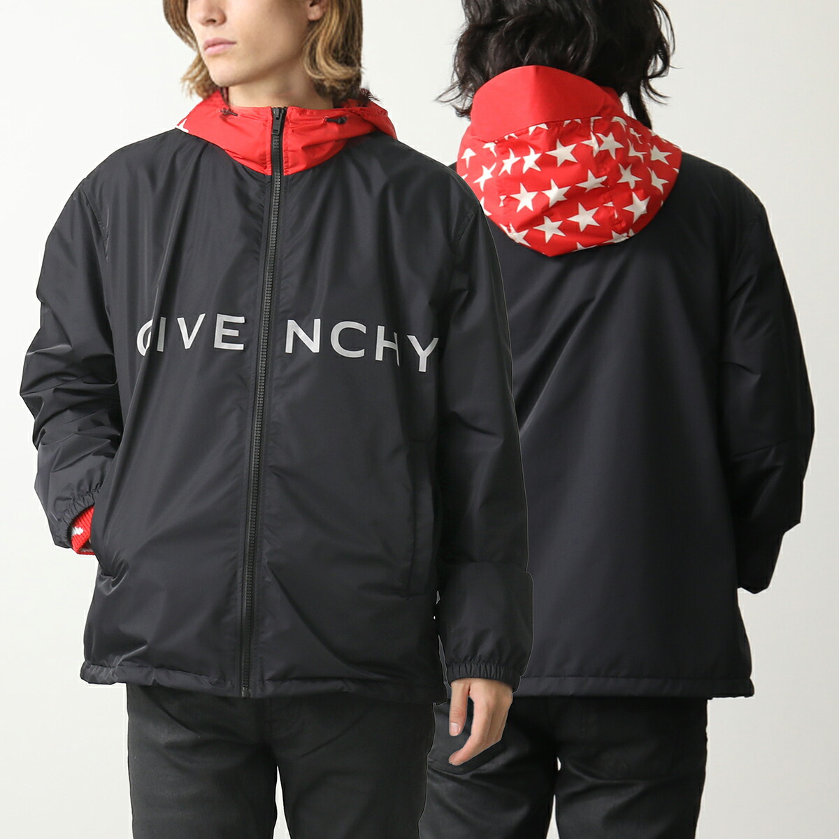 GIVENCHY フード付きジャケット 黒 GIVENCHY フード付きジャケット 黒 Givenchy ジップ パーカー