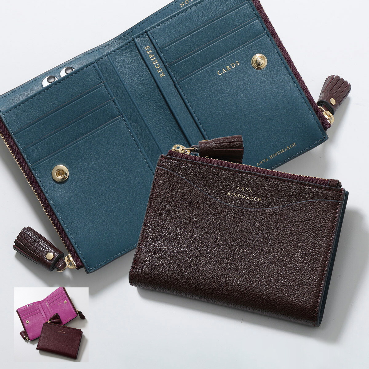 楽天市場】アニヤ ハインドマーチ ANYA HINDMARCH 財布 二つ折り