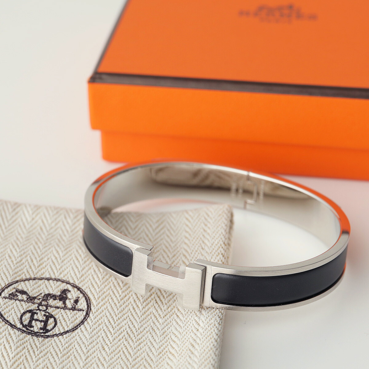アクセサリー Hermes leather bangles エルメス バングル レッド ゴールド 美品 リザード レザー GP 中古