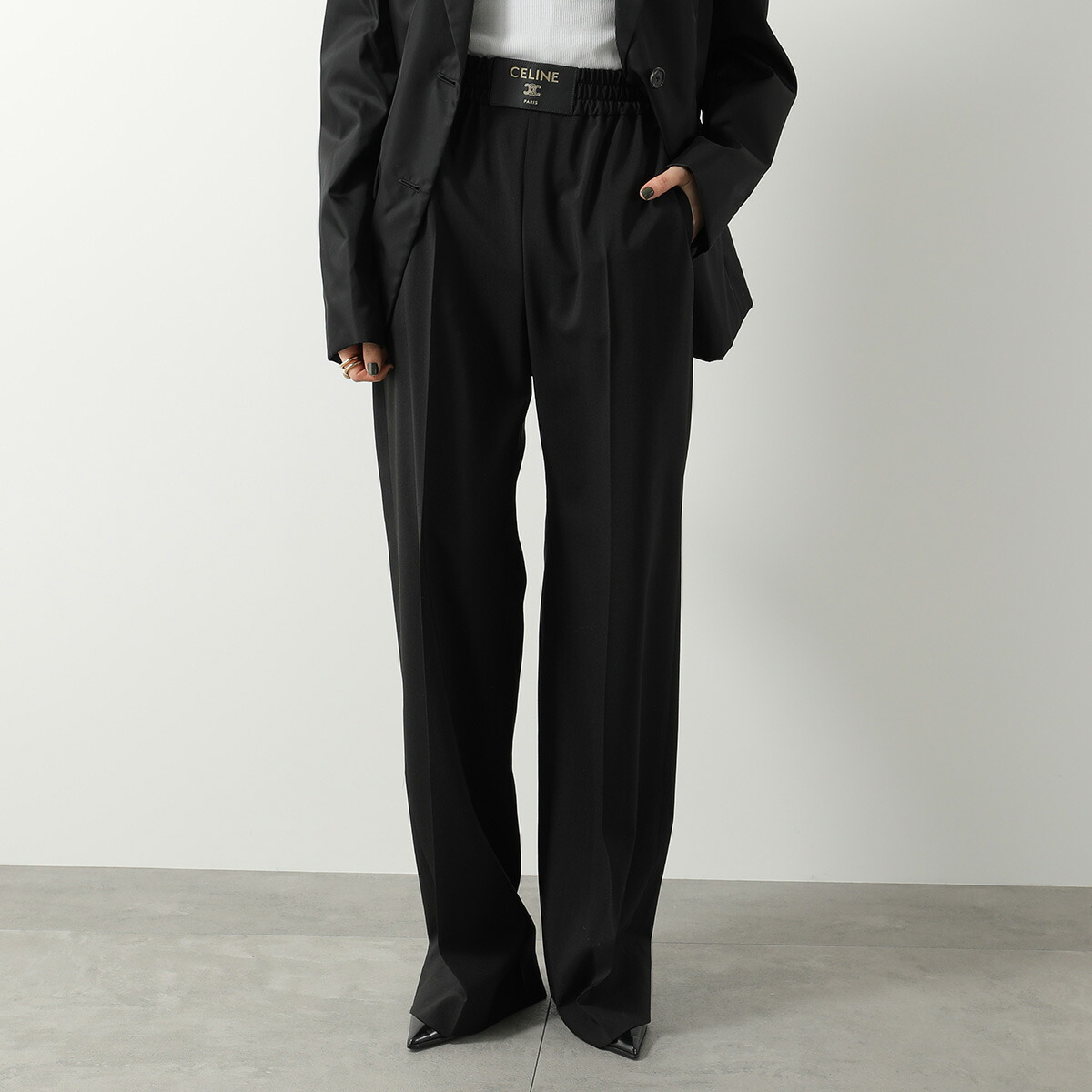 楽天市場】CELINE セリーヌ トラックパンツ 2Z489121O.07XA レディース