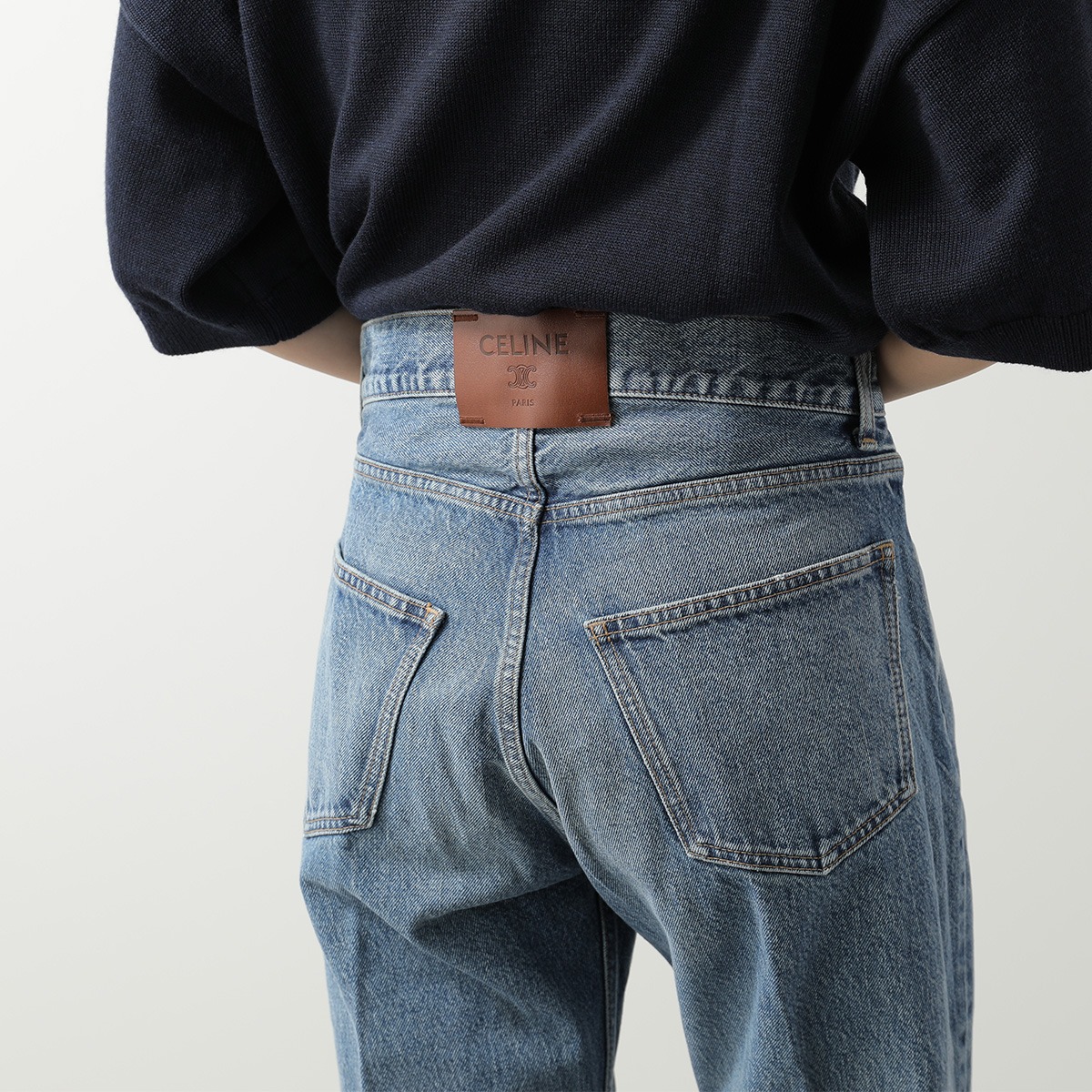 楽天市場】CELINE セリーヌ White Wash Denim Mini Skirt ミニスカート