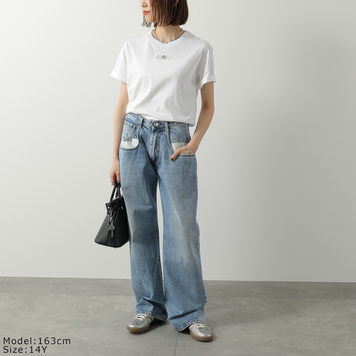 MM6 半袖カットソー フロントスタイル