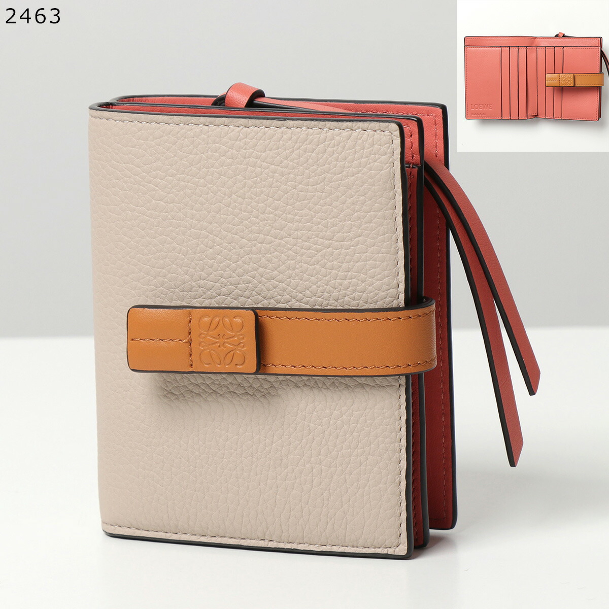 LOEWE ロエベ 二つ折り財布 COMPACT ZIP C660Z41X01 C660Z41X02