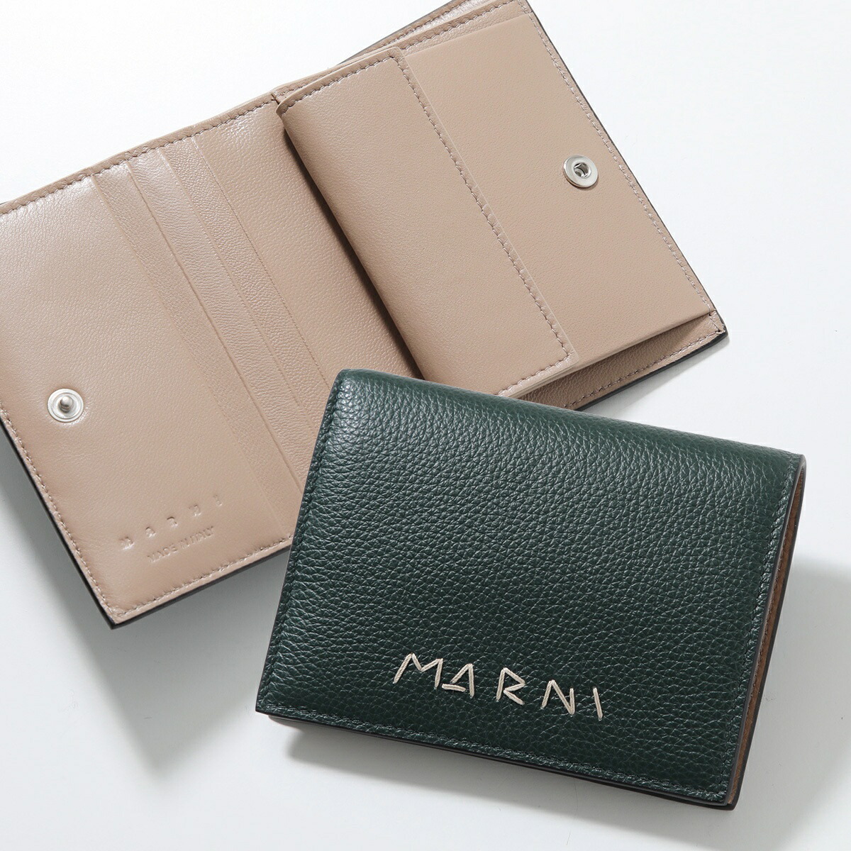 楽天市場】MARNI マルニ 二つ折り財布 PFMI0098U0 P6533 メンズ レザー