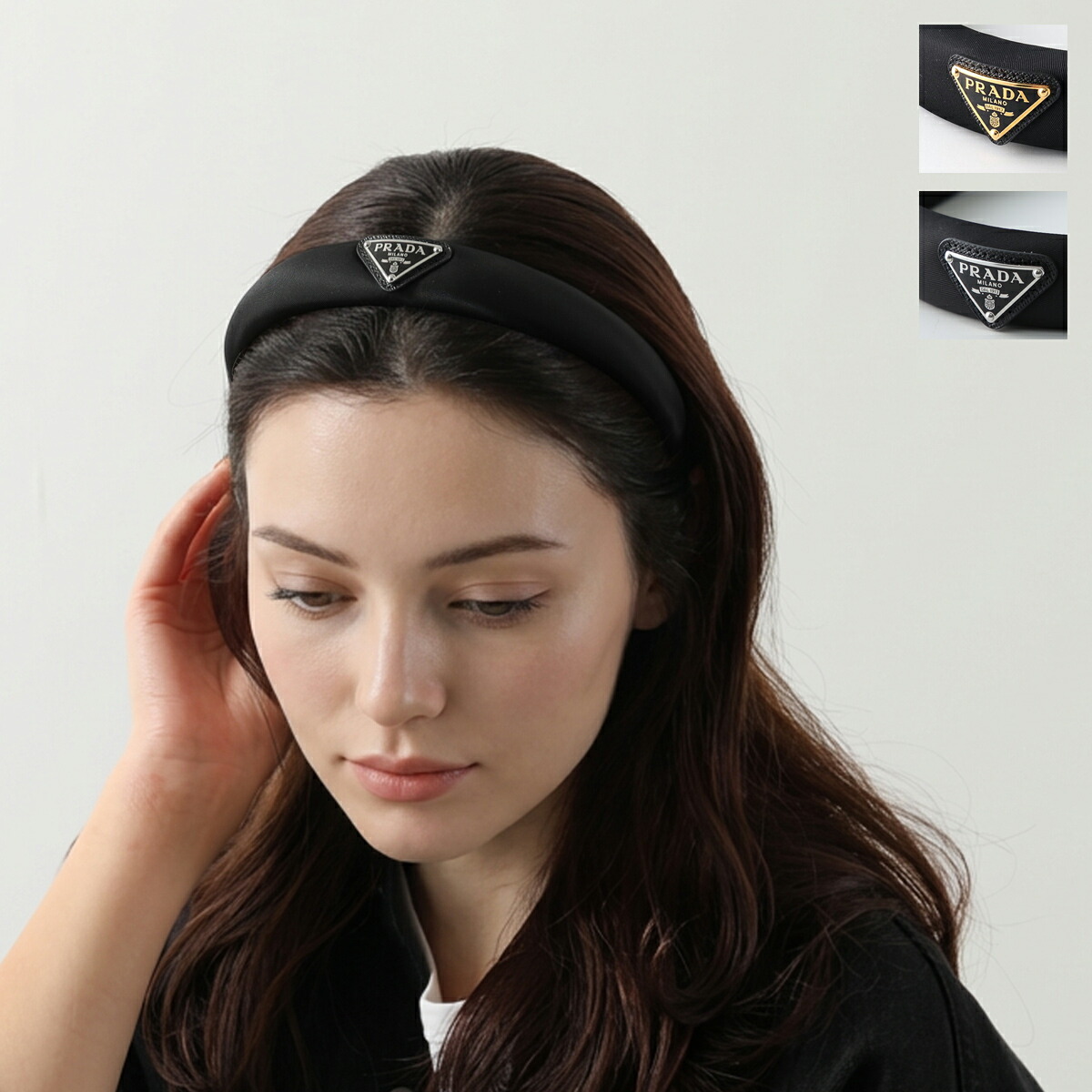 楽天市場】PRADA プラダ カチューシャ 1IH019 2DMI レディース Re