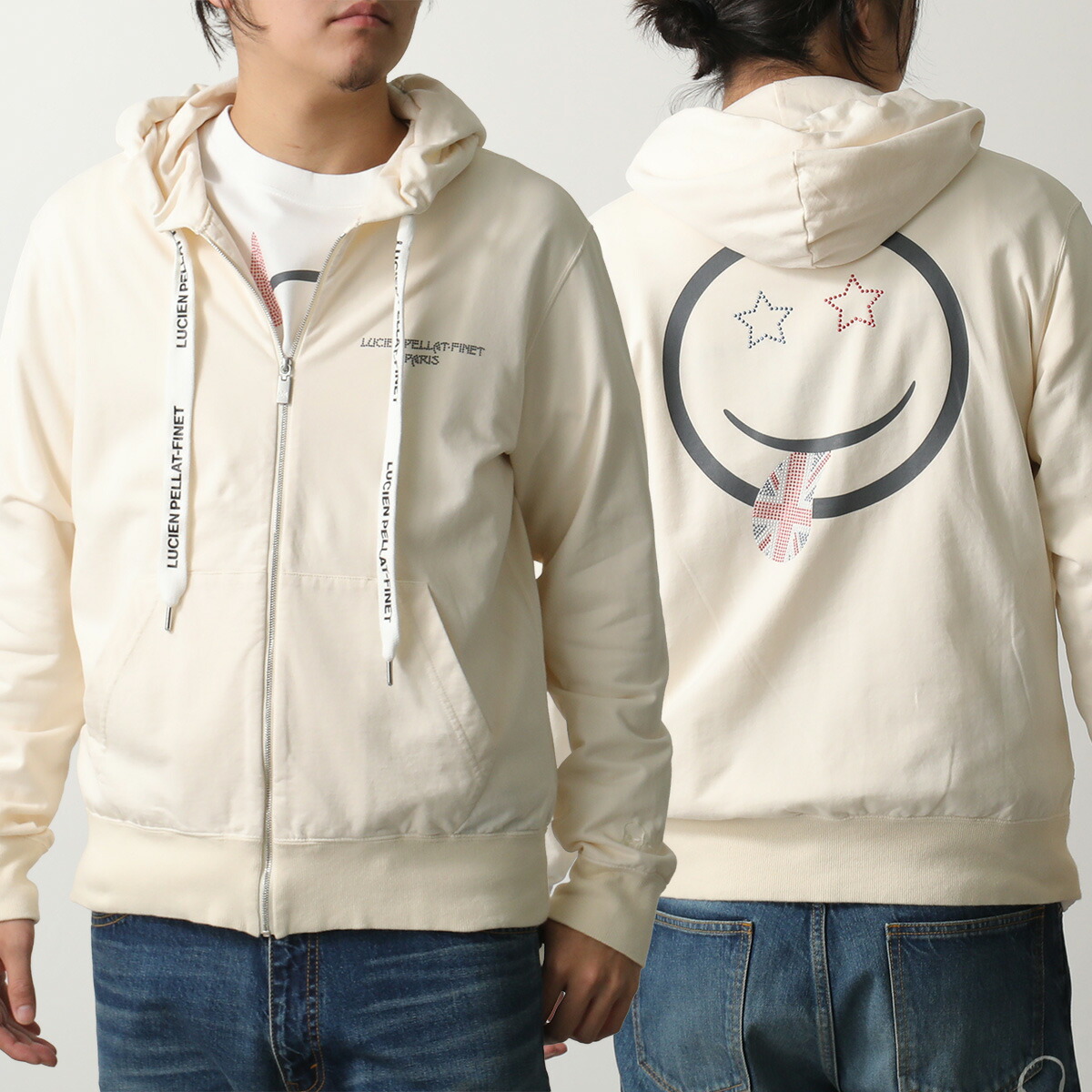 楽天市場】Lucien Pellat-finet(ルシアンペラフィネ)パーカーグレー系