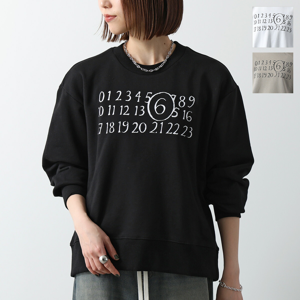 大人もOK！ MM6 Maison Margiela ,ナンバーロゴ スウェット 楽天市場】MM6 Maison Margiela Kids ロゴ スウェットシャツ