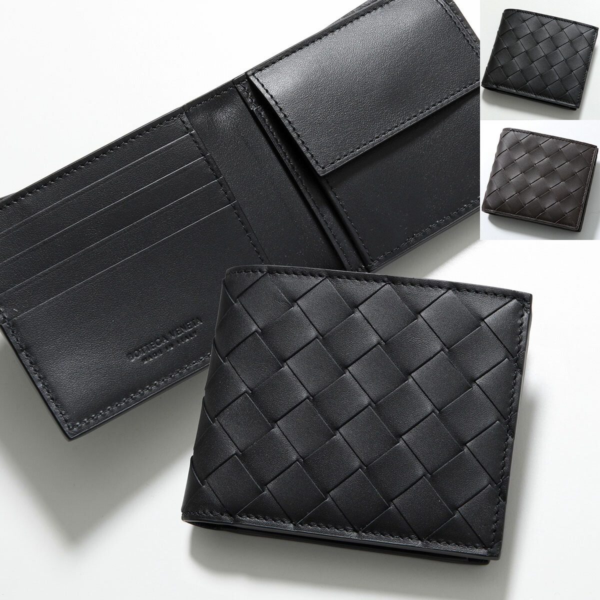 楽天市場】BOTTEGA VENETA ボッテガヴェネタ 二つ折り長財布 814673