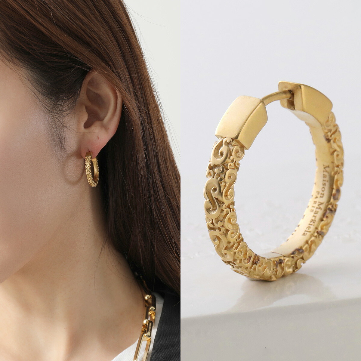 楽天市場】MAISON MARGIELA メゾンマルジェラ 11 ピアス SI8VG0004