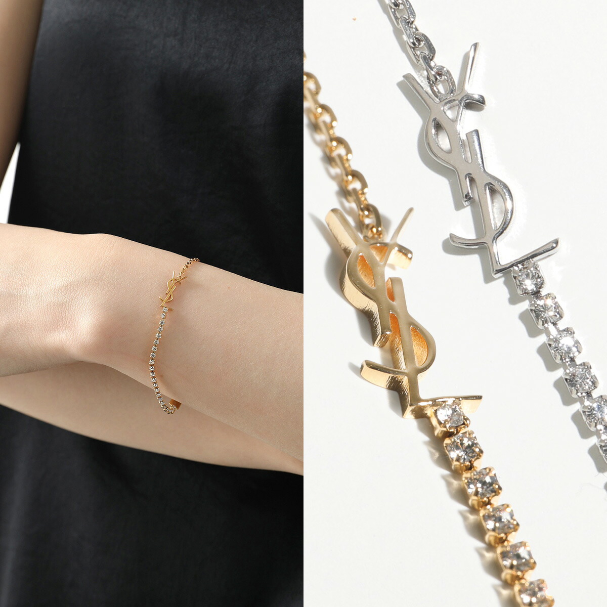 楽天市場】SAINT LAURENT サンローラン ブレスレット 757664 Y1500