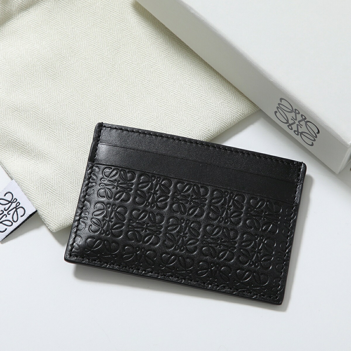 楽天市場】ロエベ カードケース 定期入れ ロゴ ブラック メンズ