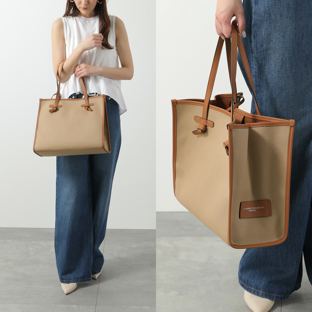 GIANNI CHIARINI ジャンニキアリーニ トートバッグ MARCELLA M