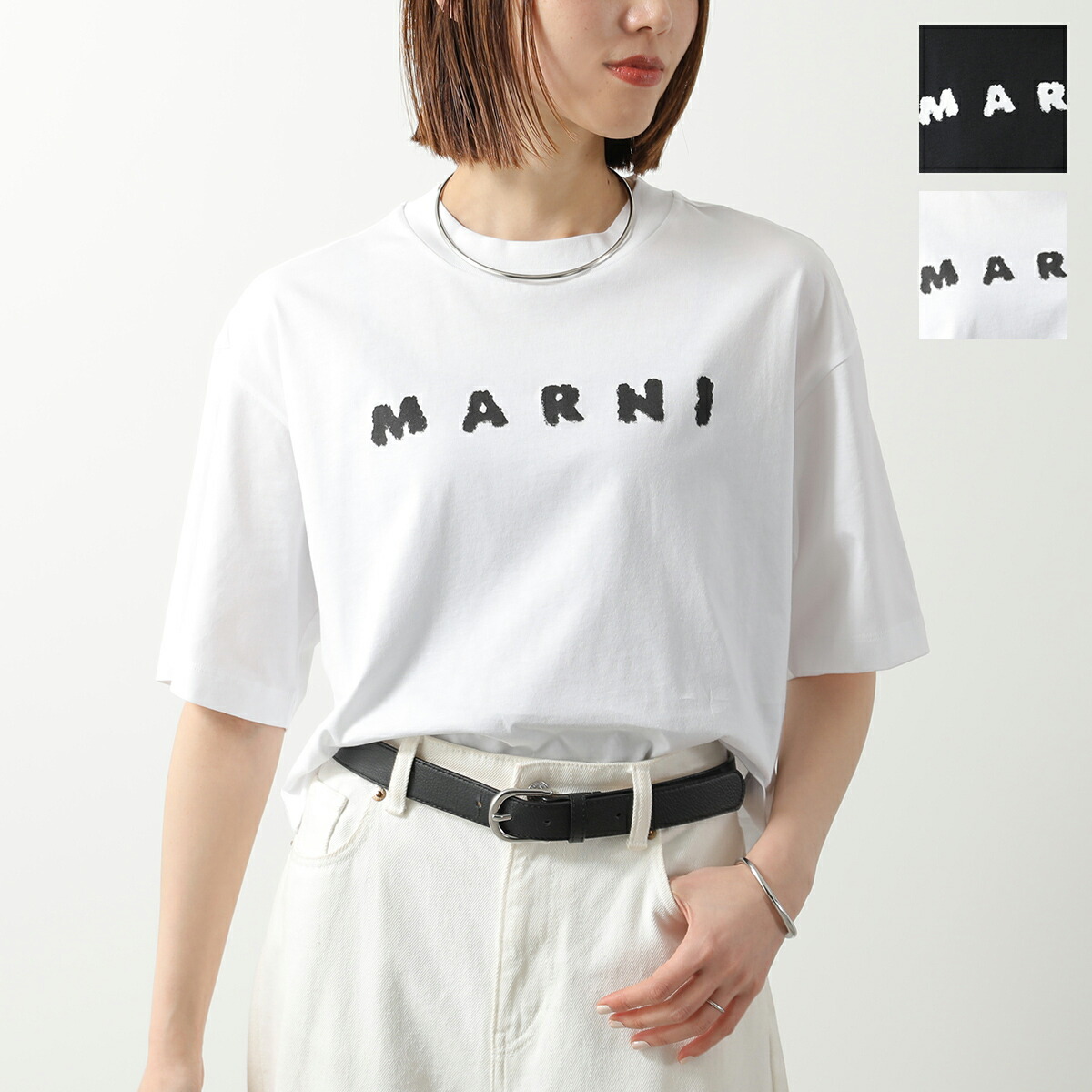 楽天市場】MARNI マルニ ノースリーブ Tシャツ THJE0306P0 USCS11