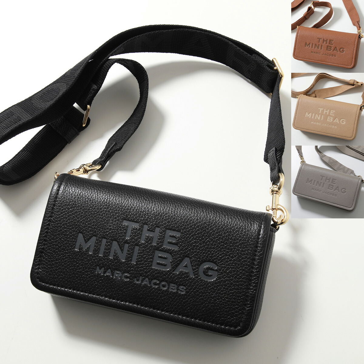 MARC JACOBS マークジェイコブス ショルダーバッグ The Leather Mini Bag ザ レザー ミニ バッグ 2S4SMN080S02 レディース ロゴ チェーンウォレット 鞄 カラー4色