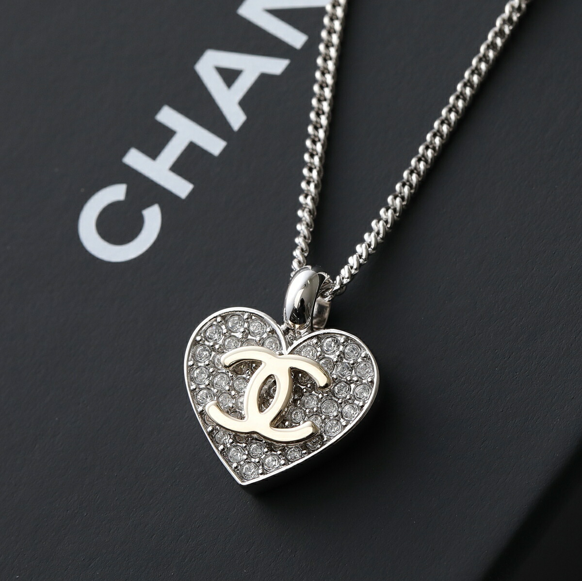 楽天市場】CHANEL シャネル Heart Motirf Necklace ココマーク