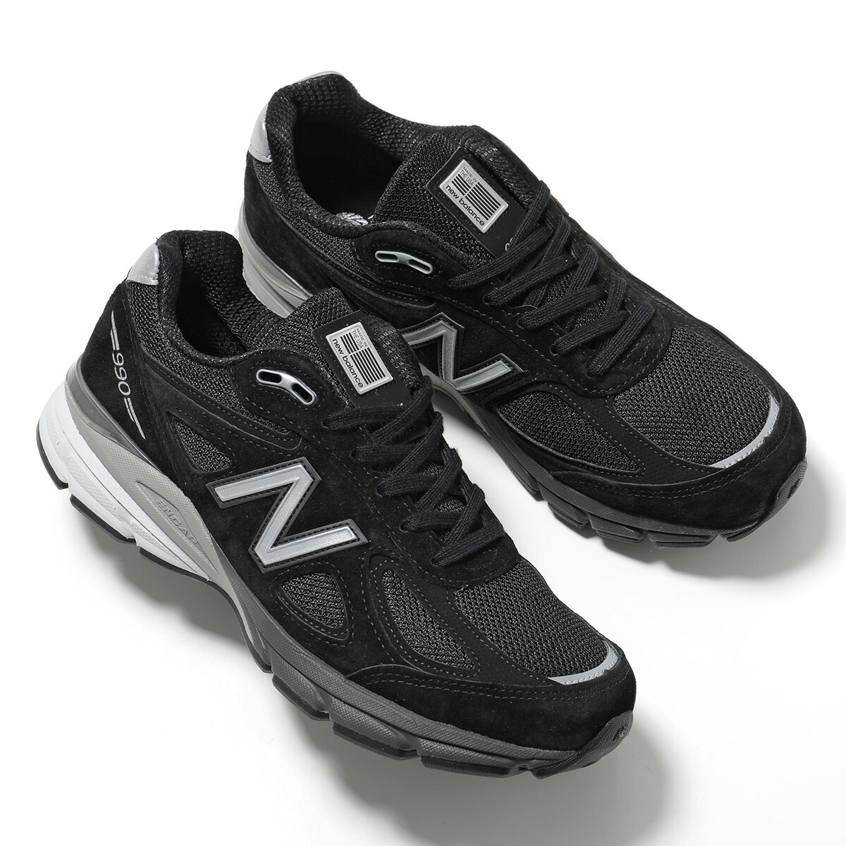 New Balance ニューバランス スニーカー U990BL4 レディース ローカット スウェード × メッシュ Made in USA 990v4 Dウィズ シューズ 靴 ブラック 27,302円