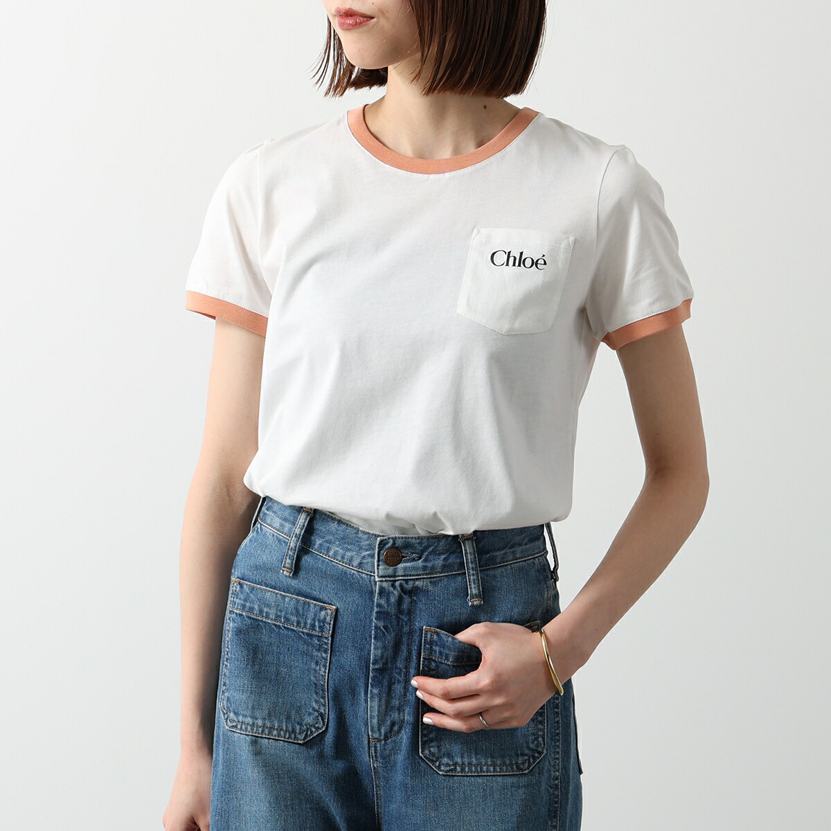 楽天市場】Chloe クロエ Crew Neck T-Shirts クルーネック Tシャツ