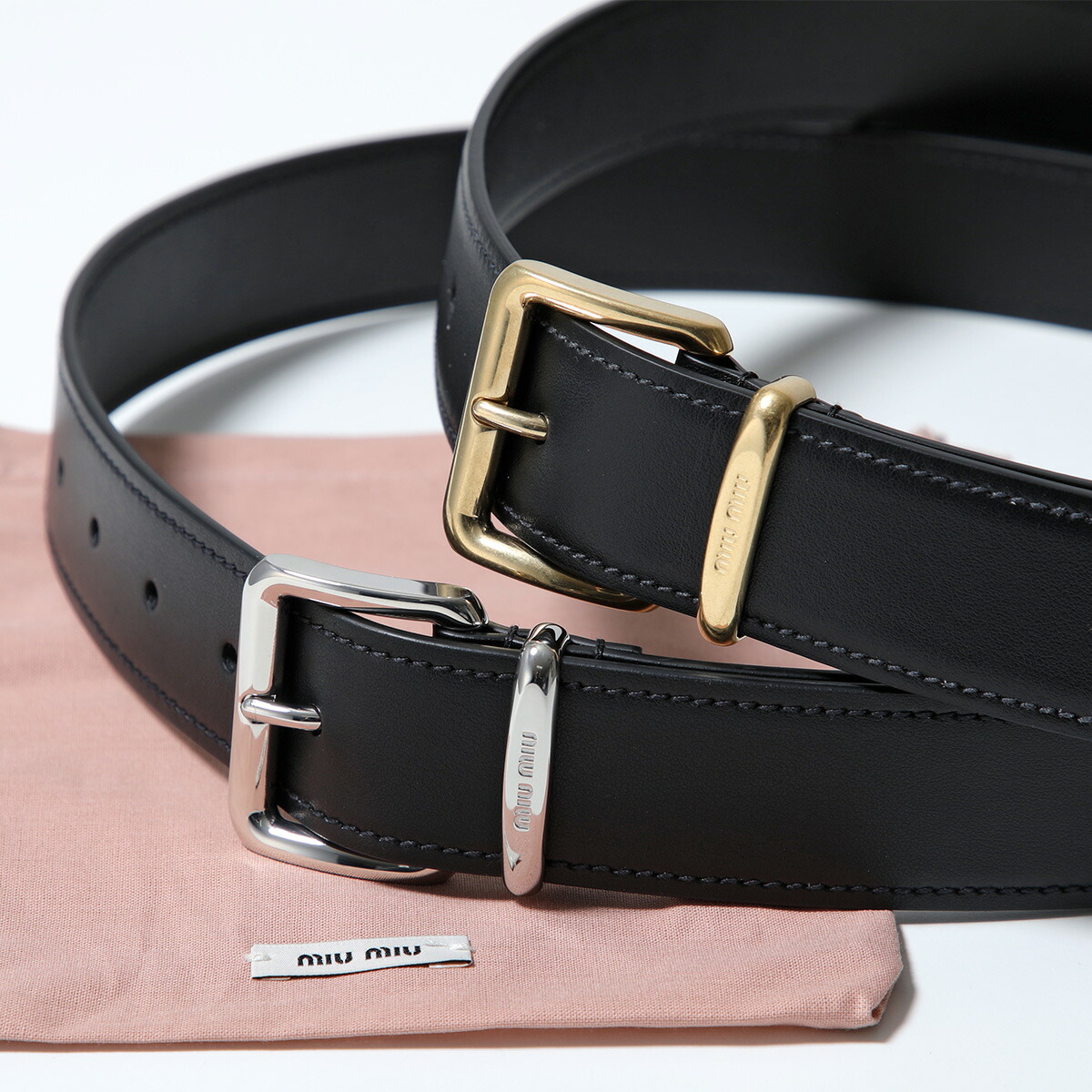楽天市場】MIUMIU ミュウミュウ ベルト 5CC559 2AIX レディース レザー