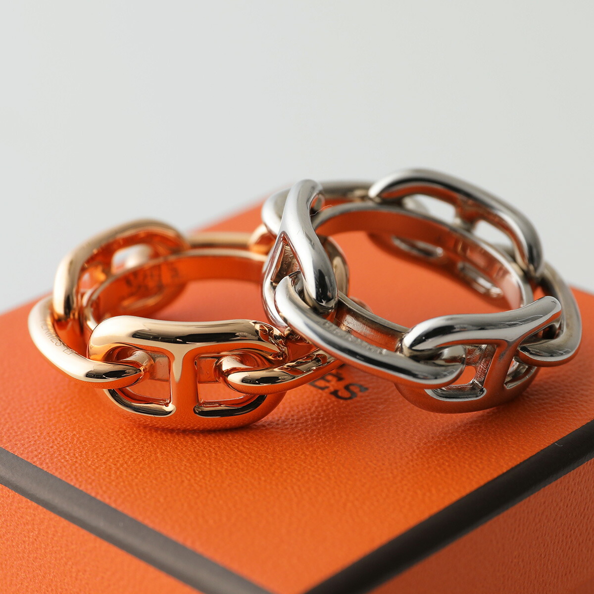 楽天市場】エルメス HERMES スカーフリング ゴールド レディース