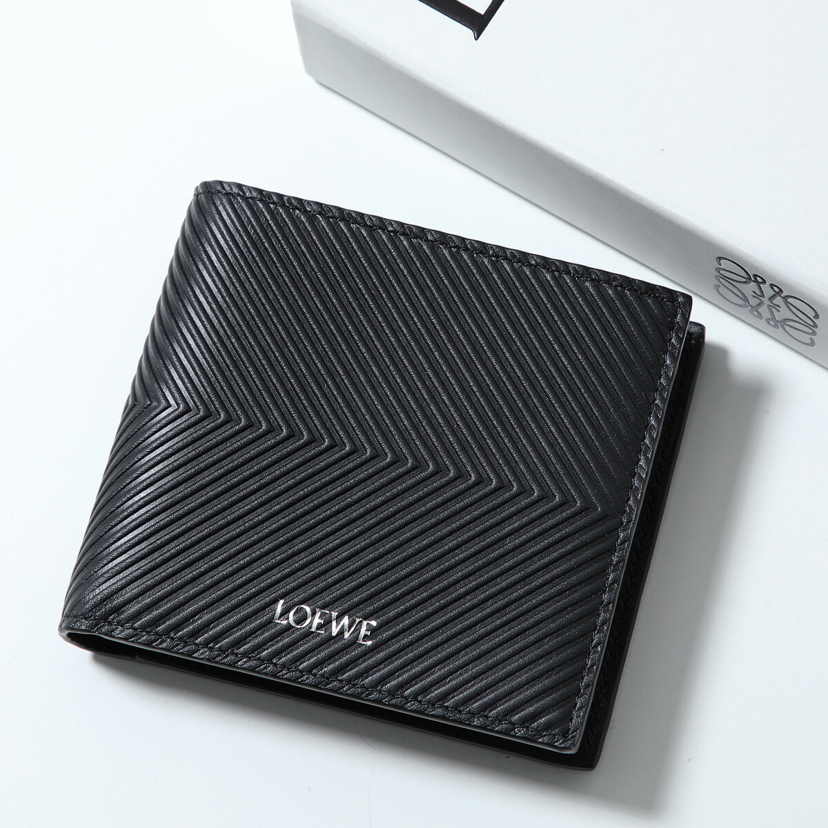 楽天市場】LOEWE ロエベ 二つ折り財布 CLE0P30X01 メンズ レザー ミニ