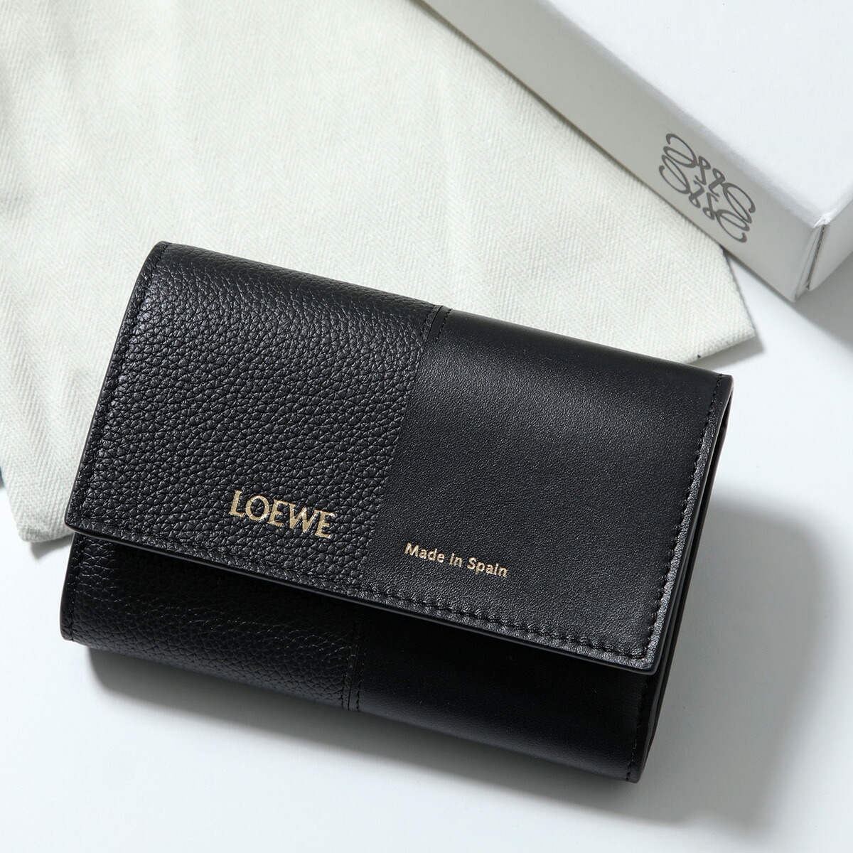 楽天市場】LOEWE ロエベ 二つ折り財布 KNOT COMPACT ZIP AROUND ノット