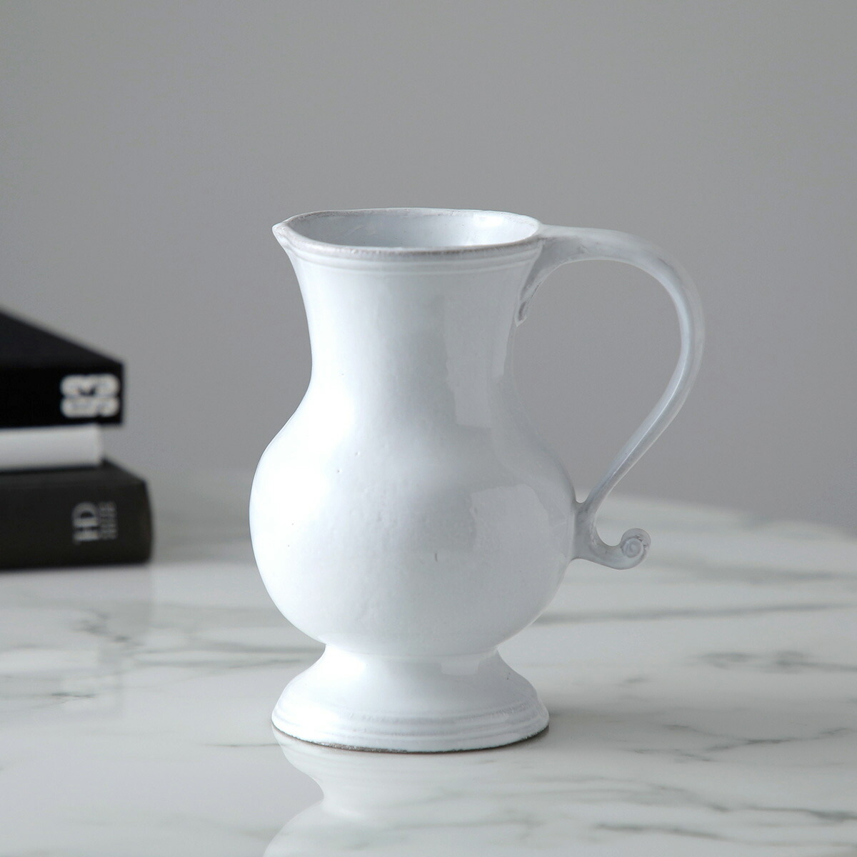 Astier de Villatte アスティエ・ド・ヴィラット ミディアムピッチャー Colbert コルベール VSECLB6 陶器 食器 水差し 花器 フラワーベース【返品交換不可】