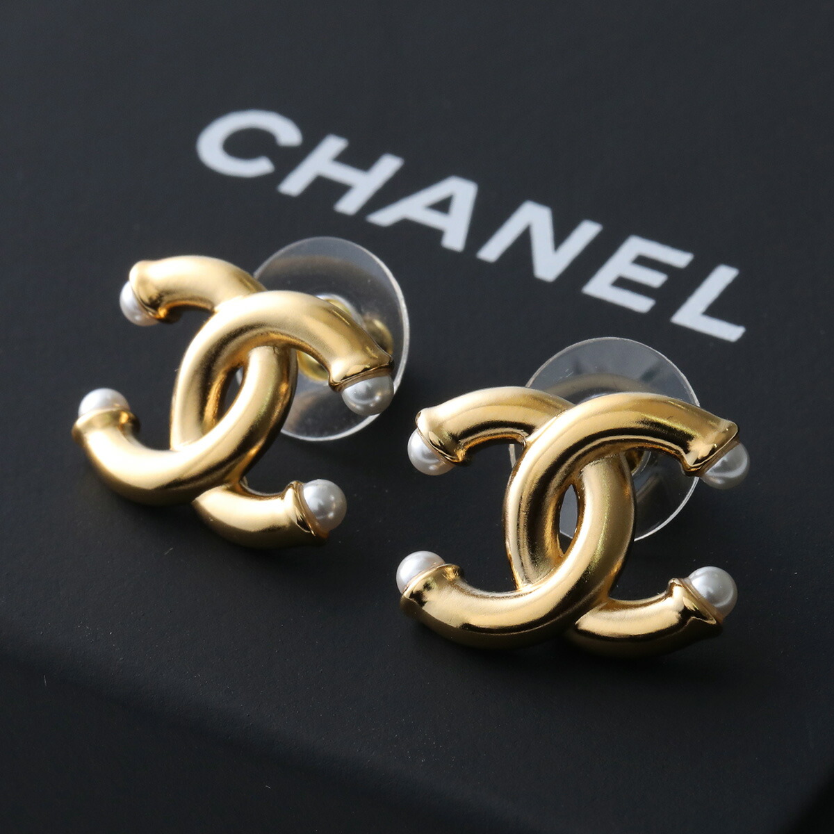 楽天市場】CHANEL シャネル ピアス ABB771 B14169 レディース ココ