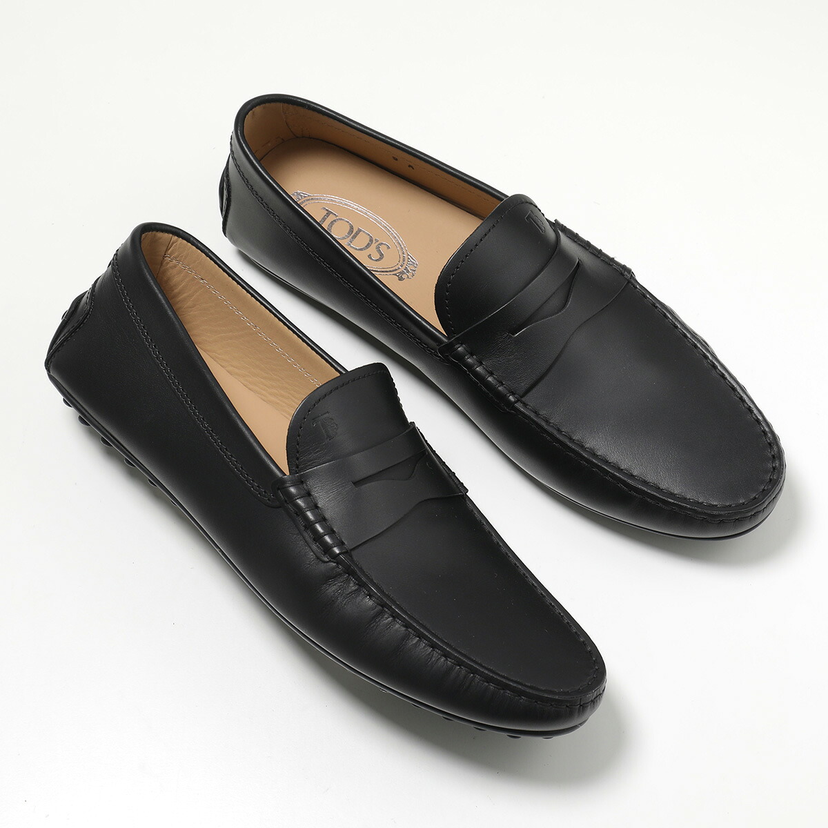 TODS トッズ ローファー CITY GOMMINO シティ ゴンミーニ XXM42C00640D90 メンズ レザー スリッポン モカシン ドライビングシューズ 靴 B999/NERO XXM42C00640D90B999
