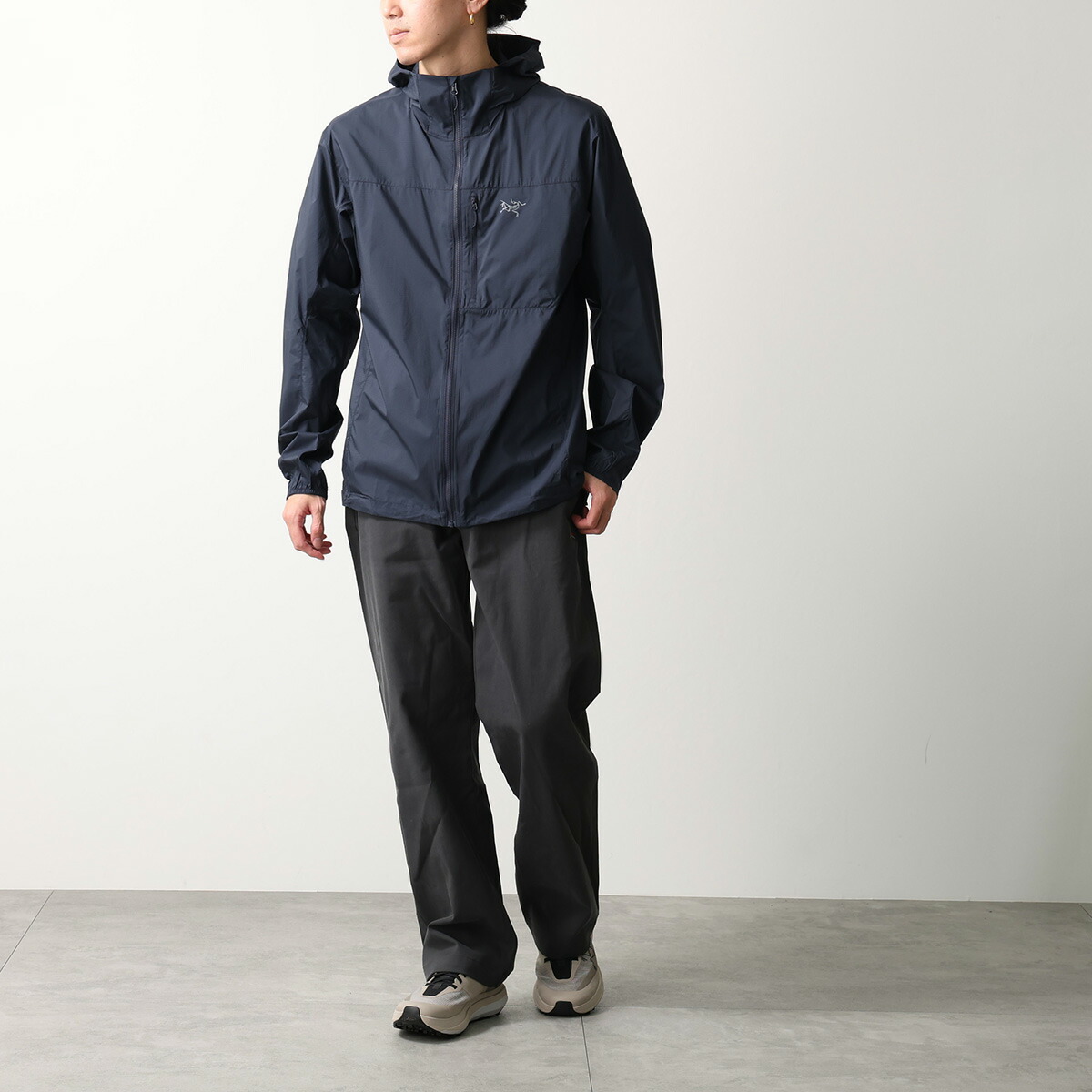 アークテリクス スコーミッシュフーディ マークスラン着用例