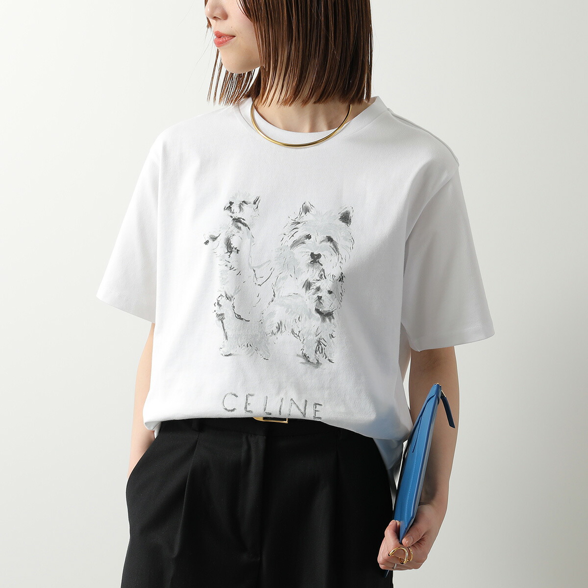 楽天市場】CELINE セリーヌ Tシャツ 2X14O671Q.01CB レディース 楽天市場】CELINE セリーヌ Tシャツ 2X14O671Q.01CB レディース
