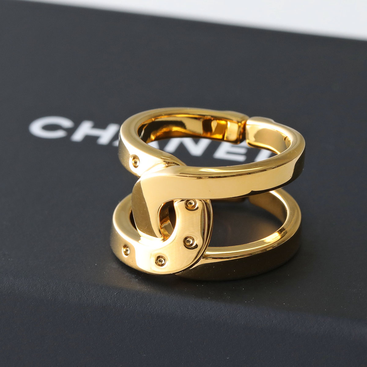 【最大2万円OFFクーポン対象・4/10～4/12限定】CHANEL シャネル リング ABH247 B23494 レディース ココマーク CCマーク 指輪 アクセサリー U7611/ゴールド