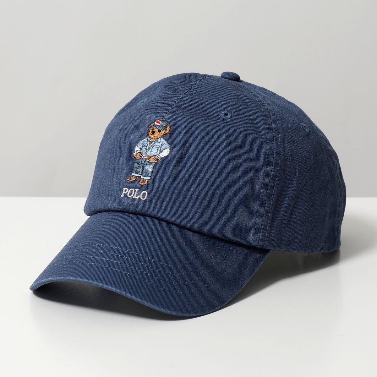 Polo Ralph Lauren ポロラルフローレン キャップ 710A13276 レディース コットン ポロベア ロゴ 刺繍 帽子 001/NAVY【dc_kikaku】|インポートセレクトmusee
