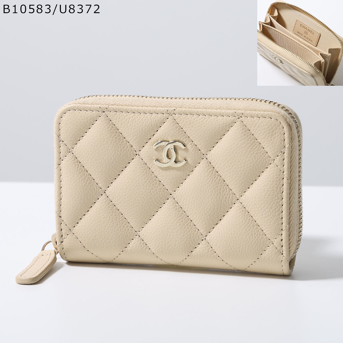 【最大2万円OFFクーポン対象・9/30~10/1限定】CHANEL シャネル コインケース AP0216 Y01864 Y01588 B10583 Y01295 B15532 レディース MATELASSE マトラッセ キャビア ラムスキン クラシック ジップ コインパース キルティング レザー ミニ財布 ココマーク