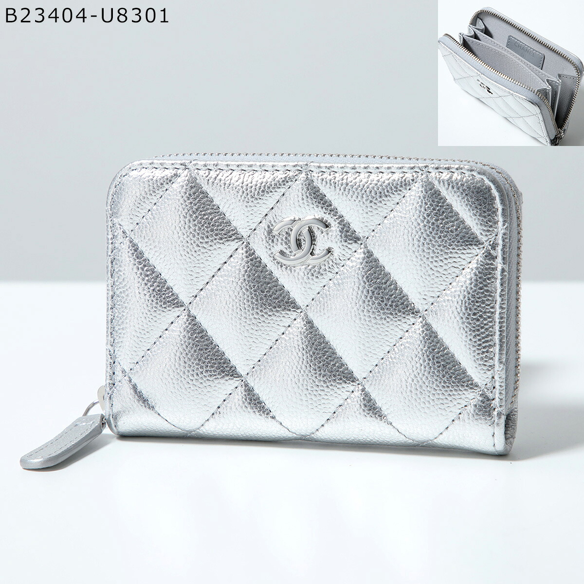 【最大2万円OFFクーポン対象・9/30~10/1限定】CHANEL シャネル コインケース AP0216 Y01864 Y01588 B10583 Y01295 B15532 レディース MATELASSE マトラッセ キャビア ラムスキン クラシック ジップ コインパース キルティング レザー ミニ財布 ココマーク