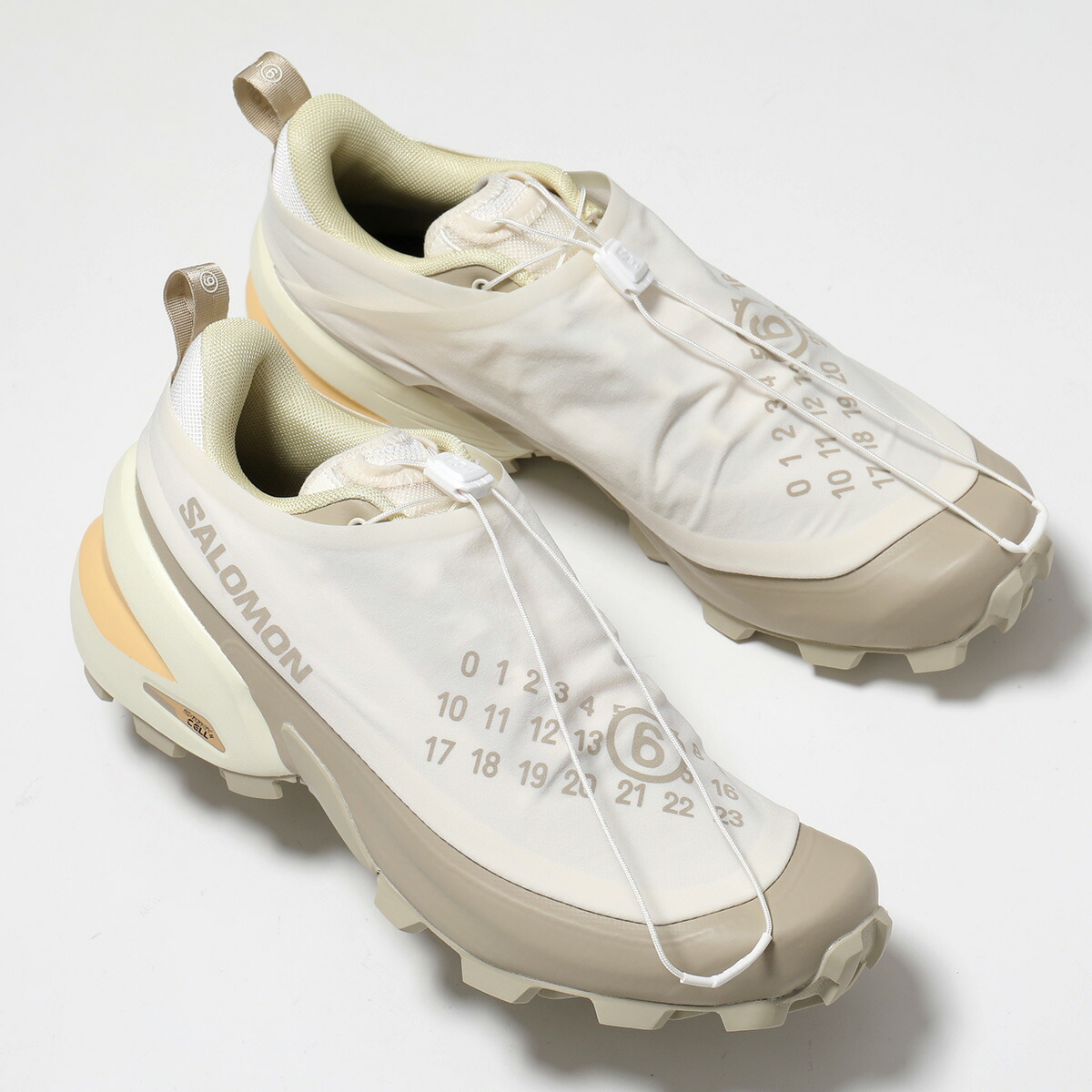 MM6 × SALOMON エムエムシックス メゾンマルジェラ サロモン コラボ スニーカー CROSS DUST クロス ダスト SH1WS0026 P7624 メンズ ローカット シューズ 靴 HB423/VANILLA-ICE/EUCALYPT|インポートセレクトmusee
