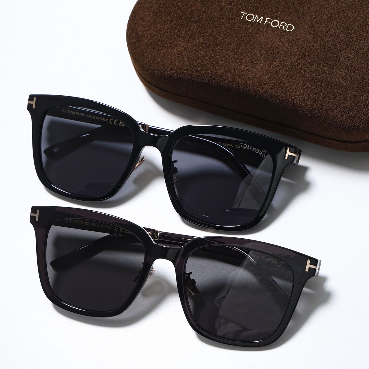 TOM FORD トムフォード サングラス TF1245-K FT1245-K メンズ ウェリントン型 セルフレーム フルリム クリングスタイプ アジアンフィット【dc_kikaku】｜インポートセレクトmusee
